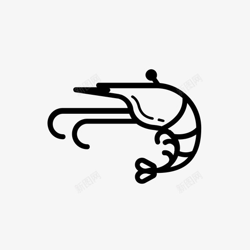 虾鸡尾酒小龙虾图标svg_新图网 https://ixintu.com 小龙虾 海鲜 海鲜1 虾 鸡尾酒