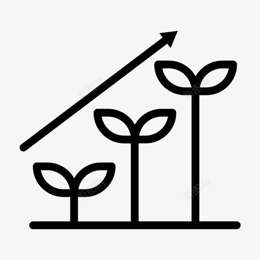 生长自然生态与环境图标svg_新图网 https://ixintu.com 生态与环境 生长 自然