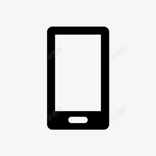 智能手机移动响应图标svg_新图网 https://ixintu.com ui web 响应 基本ui字形 智能手机 用户界面 移动