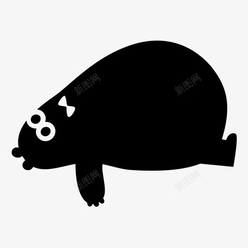睡觉的熊建筑弓图标svg_新图网 https://ixintu.com 建筑 弓 熊的建筑师熊收集 睡觉的熊 胖胖