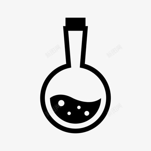 药水瓶子佛罗伦萨烧瓶图标svg_新图网 https://ixintu.com 佛罗伦萨烧瓶 液体 瓶子 药水 药物 魔法