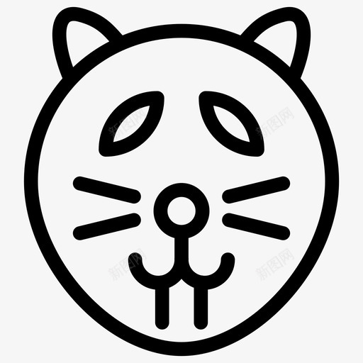 lobo动物狐狸图标svg_新图网 https://ixintu.com lobo 动物 动物线图标 狐狸 狼