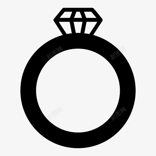 宝石戒指钻石宝石图标svg_新图网 https://ixintu.com 婚姻 宝石 宝石戒指 宝藏 珠宝 钻石