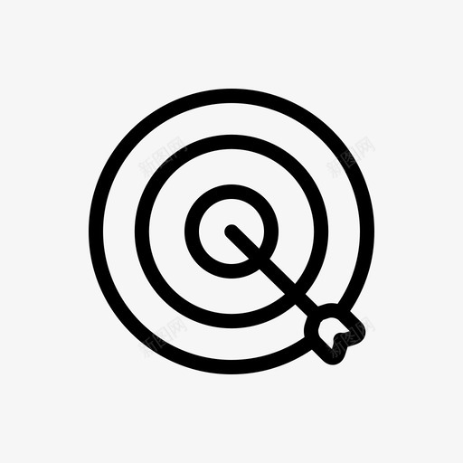飞镖飞盘轮廓图标svg_新图网 https://ixintu.com 目标 聚会轮廓 轮廓 飞盘 飞镖