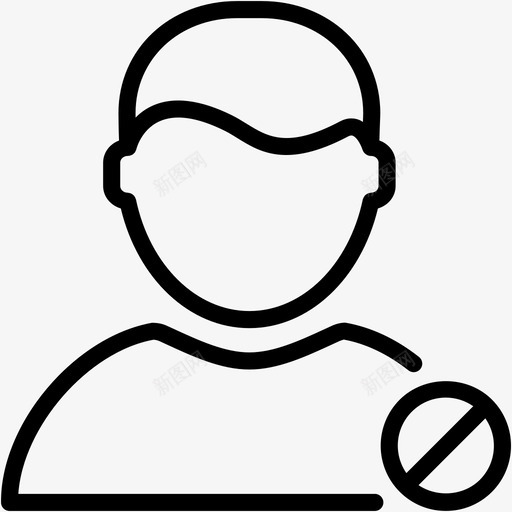 用户块男人图标svg_新图网 https://ixintu.com 人 用户1 用户块 男