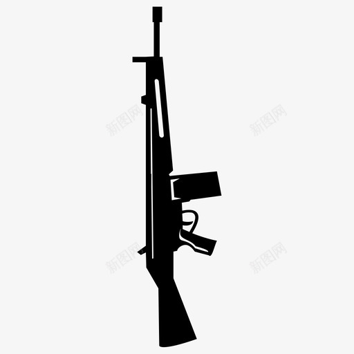 枪游戏武器图标svg_新图网 https://ixintu.com 枪 武器 游戏