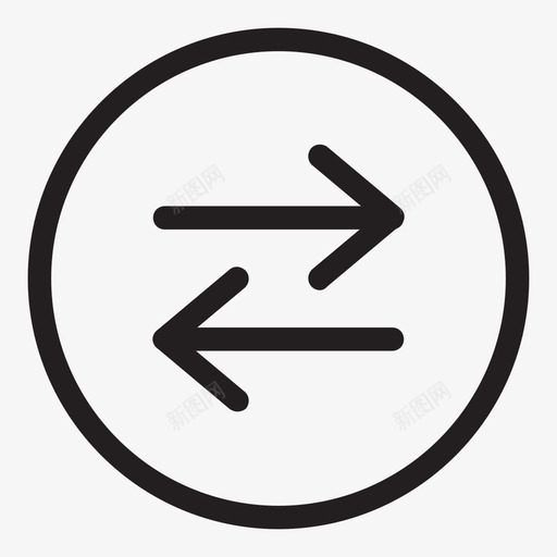 流向箭头箭头线集合图标svg_新图网 https://ixintu.com 流向 箭头 箭头线集合