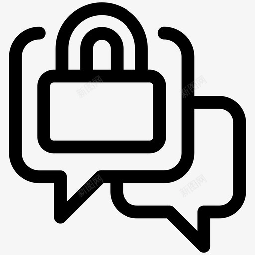 加密消息安全线第一卷图标svg_新图网 https://ixintu.com 加密消息 安全线第一卷