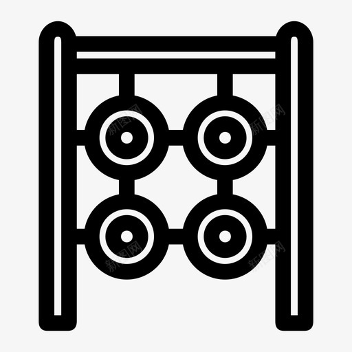 轮胎攀爬攀爬架公园图标svg_新图网 https://ixintu.com 公园 学校 攀爬架 游戏 轮胎攀爬