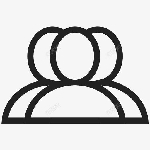 社区商业社区群体人群图标svg_新图网 https://ixintu.com 商业社区 社会团体 社区 群体人群
