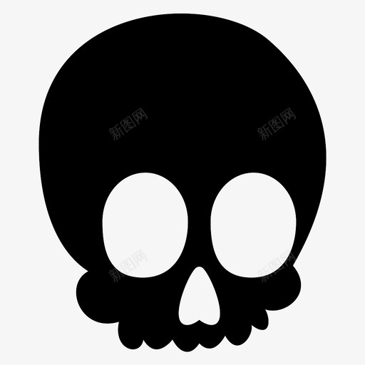 头骨危险医学图标svg_新图网 https://ixintu.com 医学 危险 头骨 迹象