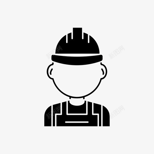 建筑工人建筑师化身图标svg_新图网 https://ixintu.com 人类 化身 建筑工人 建筑师