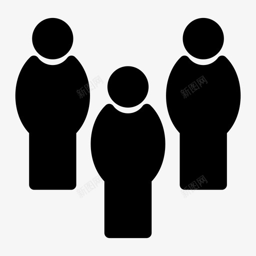 群体社区人群图标svg_新图网 https://ixintu.com 人群 社区 群体
