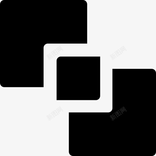 三个正方形形状应用程序界面图标svg_新图网 https://ixintu.com 三个正方形 形状 设计应用程序界面