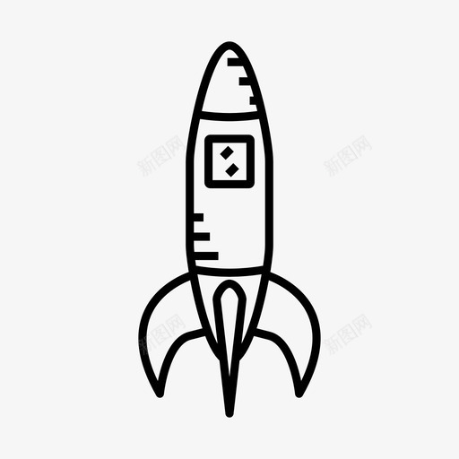 宇宙飞船探索研究图标svg_新图网 https://ixintu.com 宇宙飞船 探索 火箭 研究