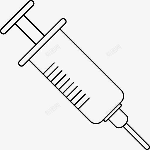 注射器注射剂医疗图标svg_新图网 https://ixintu.com 医疗 注射剂 注射器 疫苗 药品