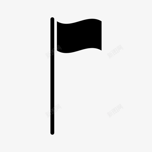 旗帜广告羽毛图标svg_新图网 https://ixintu.com 促销 广告 旗帜 羽毛