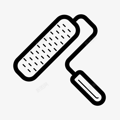 滚筒编辑家装图标svg_新图网 https://ixintu.com 家装 工具时间 油漆 滚筒 编辑