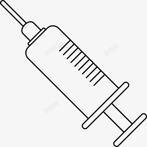 注射器注射剂医疗图标svg_新图网 https://ixintu.com 医疗 注射剂 注射器 疫苗 药品