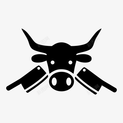 屠宰图标svg_新图网 https://ixintu.com 屠宰