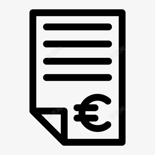 合同协议协议签署图标svg_新图网 https://ixintu.com 协议 协议签署 合同 欧元 签署合同
