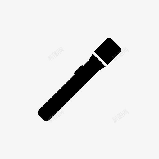 手电筒探险露营图标svg_新图网 https://ixintu.com 户外 手电筒 探险 旅行 露营