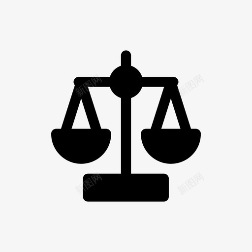 正义尺度图标svg_新图网 https://ixintu.com 正义尺度