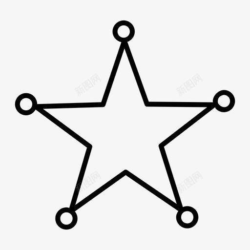 保安警徽警察图标svg_新图网 https://ixintu.com 保安 警察 警徽