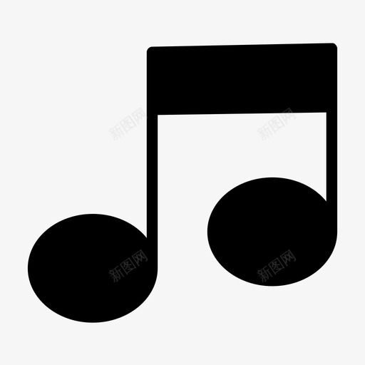 音符乐器音乐剧图标svg_新图网 https://ixintu.com 乐器 歌曲 音乐剧 音符 颤音
