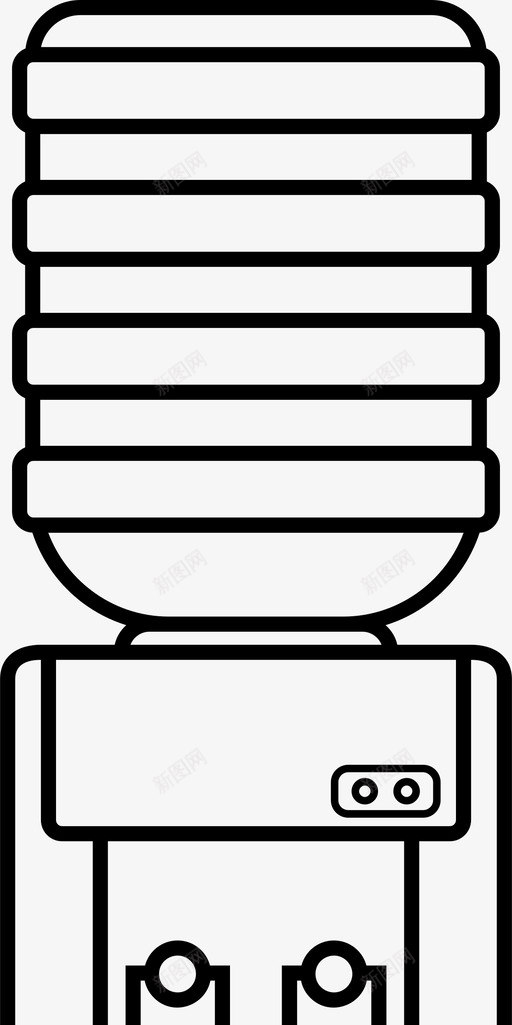 饮水机饮料办公室图标svg_新图网 https://ixintu.com 办公室 饮料 饮水机
