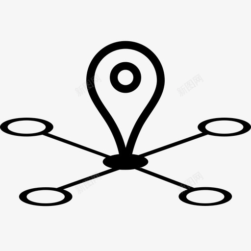 接入连接移动性图标svg_新图网 https://ixintu.com 接入 移动性 网络 连接
