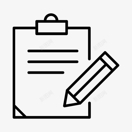 记笔记写图标svg_新图网 https://ixintu.com 写 记笔记