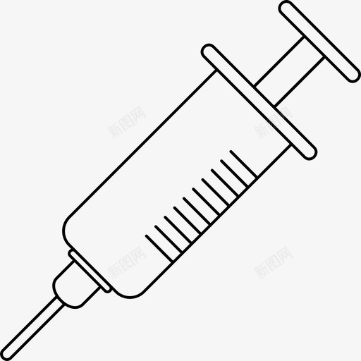 注射器注射剂医疗图标svg_新图网 https://ixintu.com 医疗 注射剂 注射器 疫苗 药品