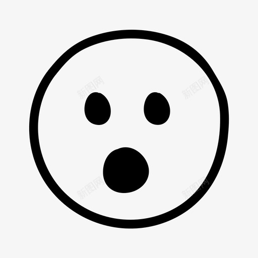 安静涂鸦表情符号图标svg_新图网 https://ixintu.com 安静 手绘 手绘表情图 涂鸦 素描 表情符号