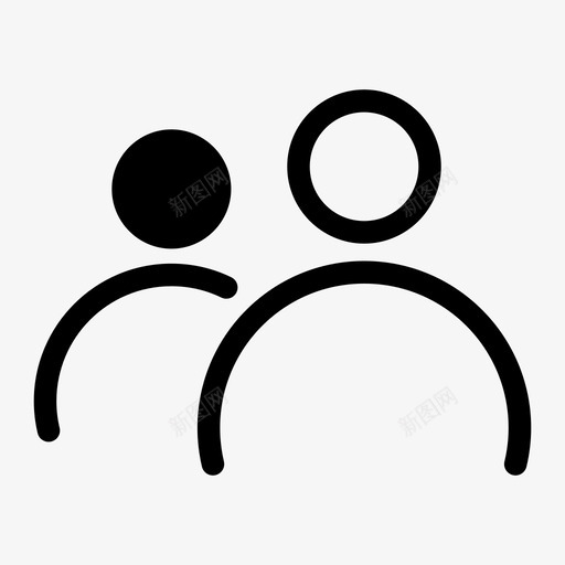 组协作人员图标svg_新图网 https://ixintu.com 人员 协作 团队 用户 组