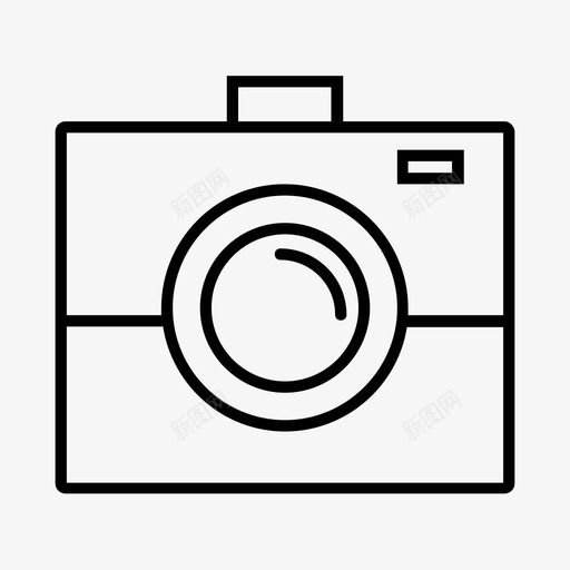照相机拍摄照片图像图标svg_新图网 https://ixintu.com 图像 拍摄照片 拍照 照相机