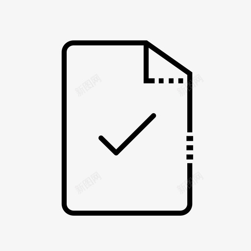 选定文件复选标记文档选择图标svg_新图网 https://ixintu.com 复选标记 文档选择 选定文件