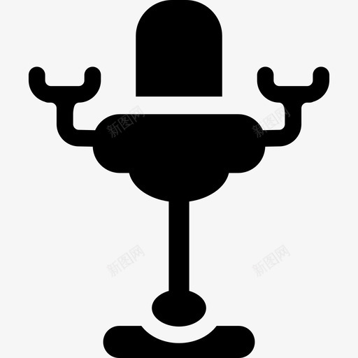 妇科手术椅医疗保健图标svg_新图网 https://ixintu.com 医疗保健 妇科手术椅