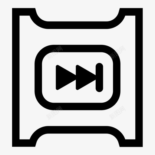 最后一帧音乐播放器图标svg_新图网 https://ixintu.com 最后一帧音乐播放器