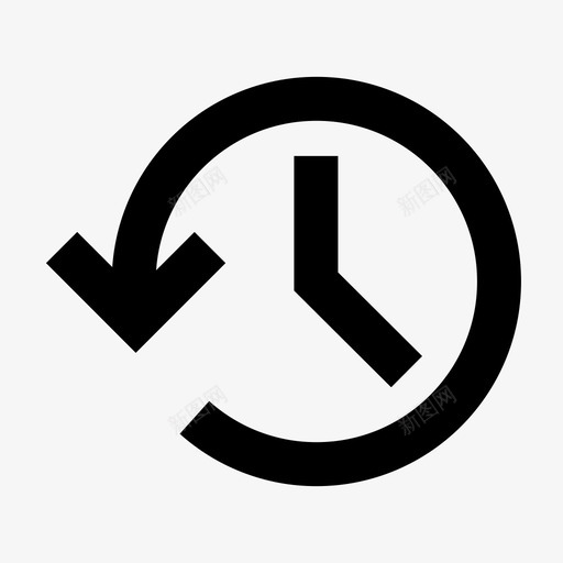 历史备份恢复图标svg_新图网 https://ixintu.com 历史 回放 备份 恢复 材质图标