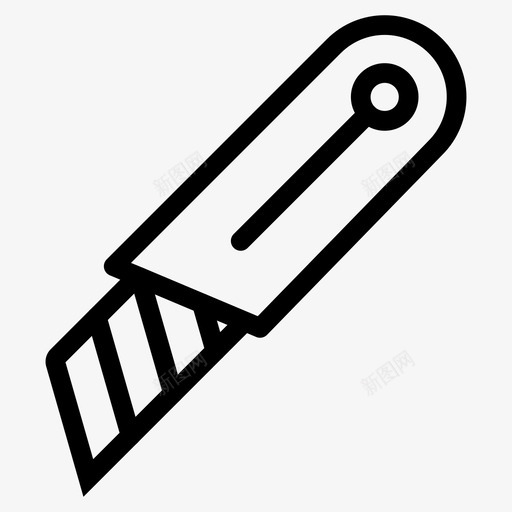 纸张商业切割机图标svg_新图网 https://ixintu.com 切割机 办公室 商业 文具 纸张 设计线图标