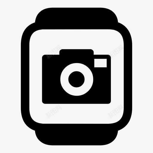 智能手表照相机智能手表功能图标svg_新图网 https://ixintu.com 智能手表 智能手表功能 照相机