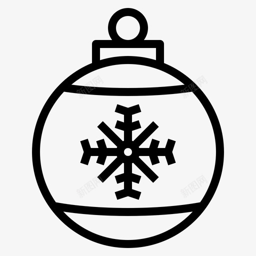 圣诞舞会装饰聚会图标svg_新图网 https://ixintu.com 圣诞树 圣诞舞会 聚会 装饰