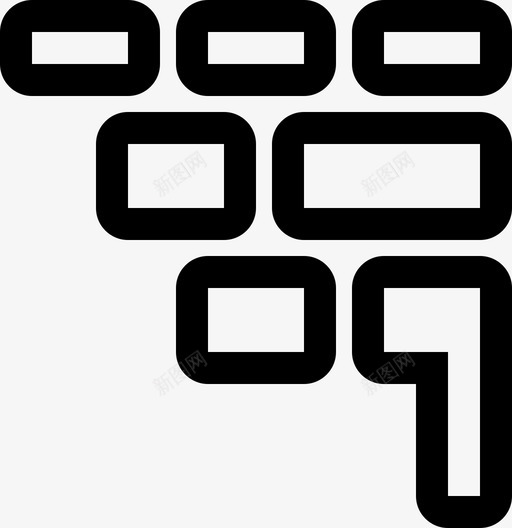 右上键键盘键入图标svg_新图网 https://ixintu.com ui 右上键 键入 键盘 键盘和键