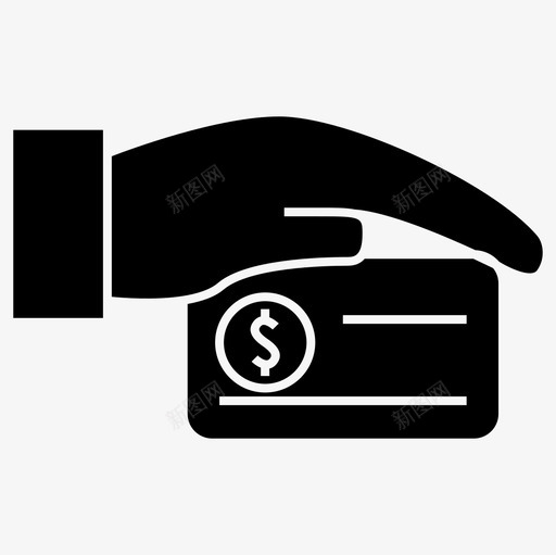 银行支票付款国外贷款金融图标svg_新图网 https://ixintu.com 国外贷款 金融 银行支票付款