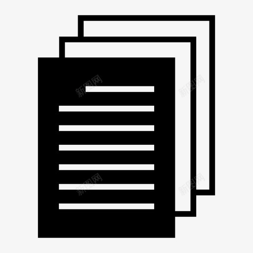 文件数据表格图标svg_新图网 https://ixintu.com 数据 文件 表格