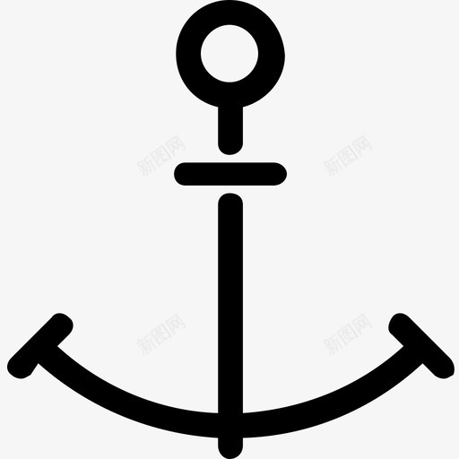 锚船海事图标svg_新图网 https://ixintu.com 海上 海事 特别收藏 航海 船 锚