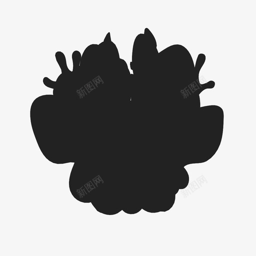 水獭足迹自然爪印图标svg_新图网 https://ixintu.com 水獭足迹 爪印 自然 轨迹