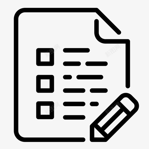 考试学习教育图标svg_新图网 https://ixintu.com 学习 教育 考试