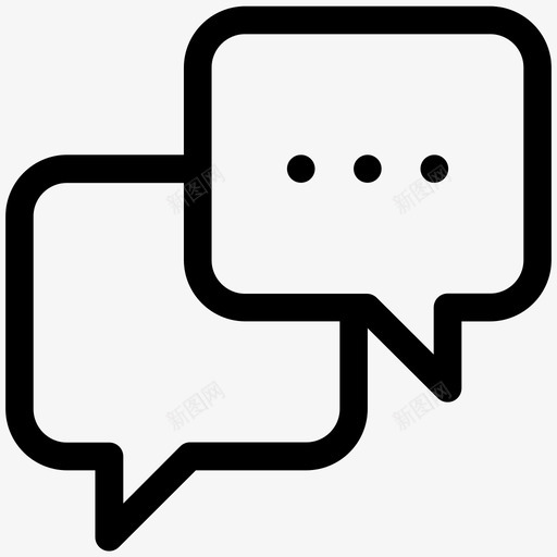 信息语音泡泡通讯线路第六卷图标svg_新图网 https://ixintu.com 信息 语音泡泡 通讯线路第六卷